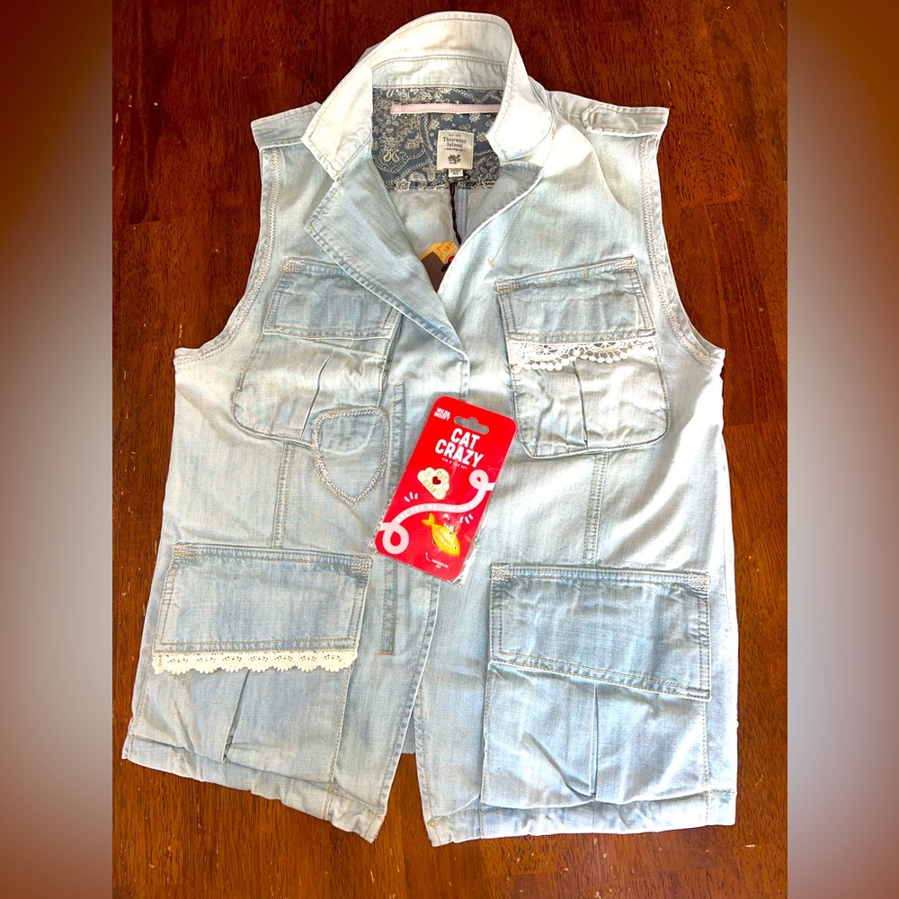 Thursday Island Denim Vest
